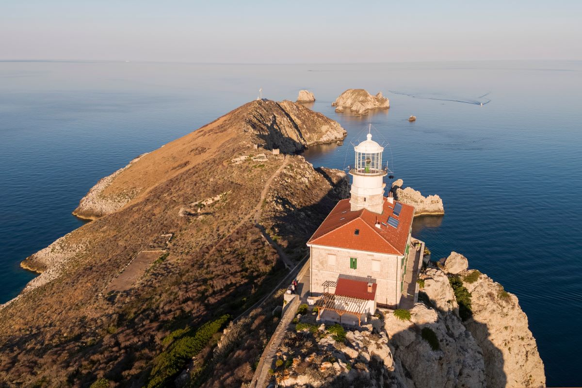 Palagruža - the most remote Croatian island and lighthouse